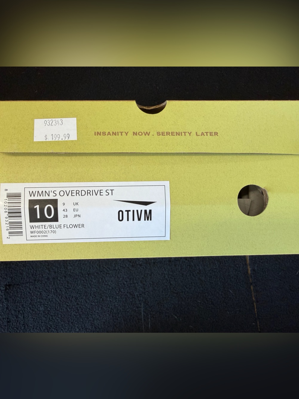 Women’s OTIVM Overdrive ST in white and blue flower - Picture 10 of 11